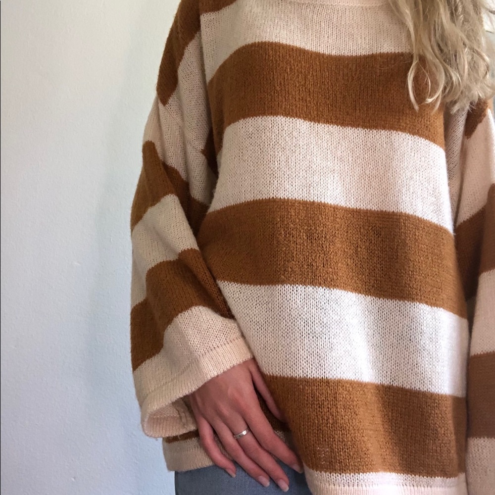 Vici Striped Knit Sweater